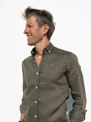 CAMISA SPORT LINO VERDE