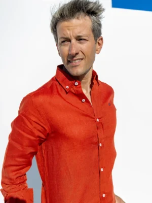 CAMISA SPORT LINO ROJO