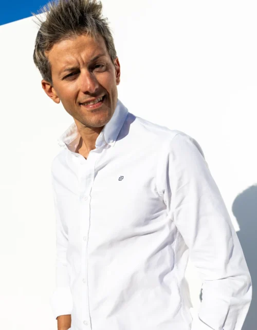 CAMISA SPORT BLANCA OXFORD