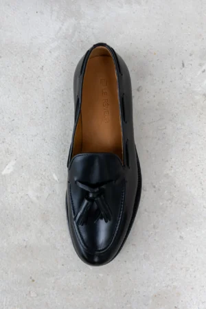 ZAPATO VESTIR BORLAS NEGROS
