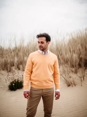 JERSEY CUELLO PICO AMARILLO