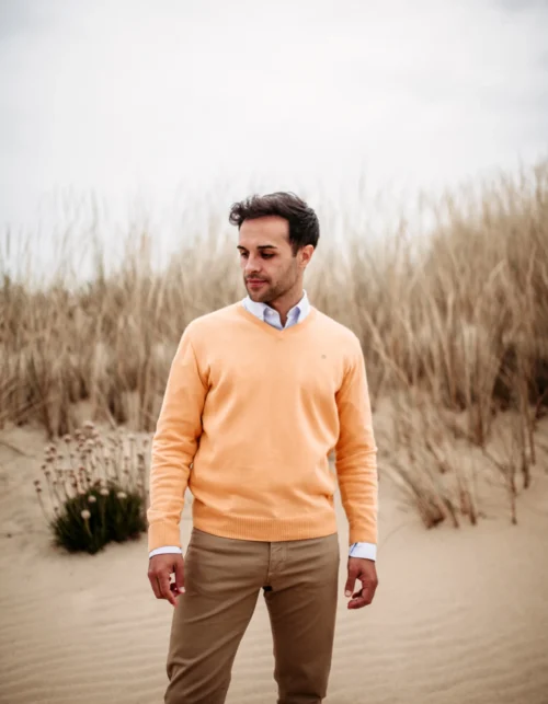 JERSEY CUELLO PICO AMARILLO