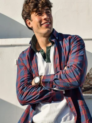 CAMISA SPORT CUADROS ROJOS