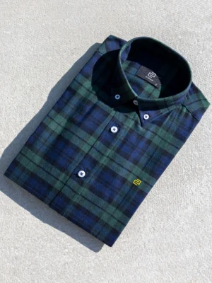 CAMISA SPORT CUADROS VERDES