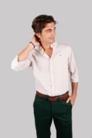 CAMISA SPORT RAYAS BEIGE 2